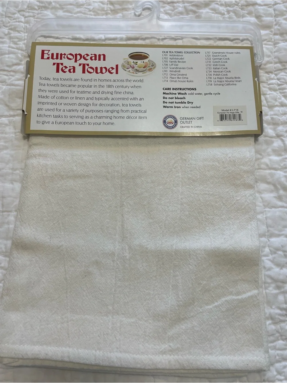 European Tea Towel 